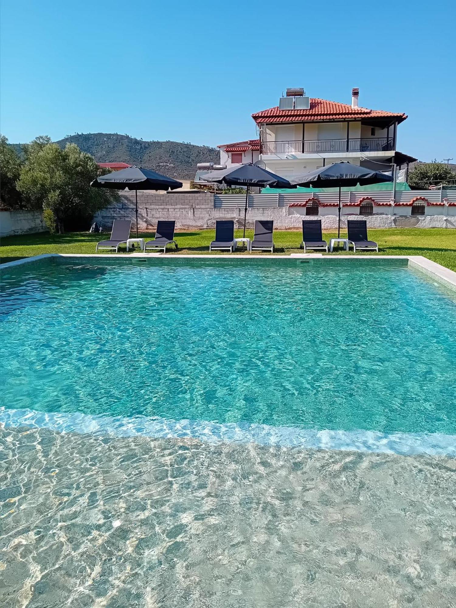 Vergina Pension Sarti Buitenkant foto